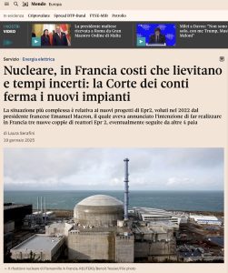 Nucleare, in Francia costi che lievitano e tempi incerti: la Corte dei conti ferma i nuovi impianti